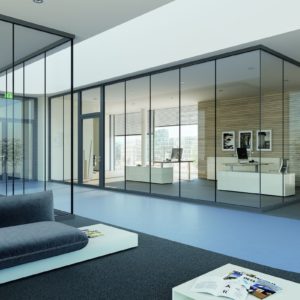 Панорамный противопожарный витраж / серия FRM7237