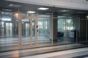 Противопожарный витраж для торговых центров / серия FRM7348